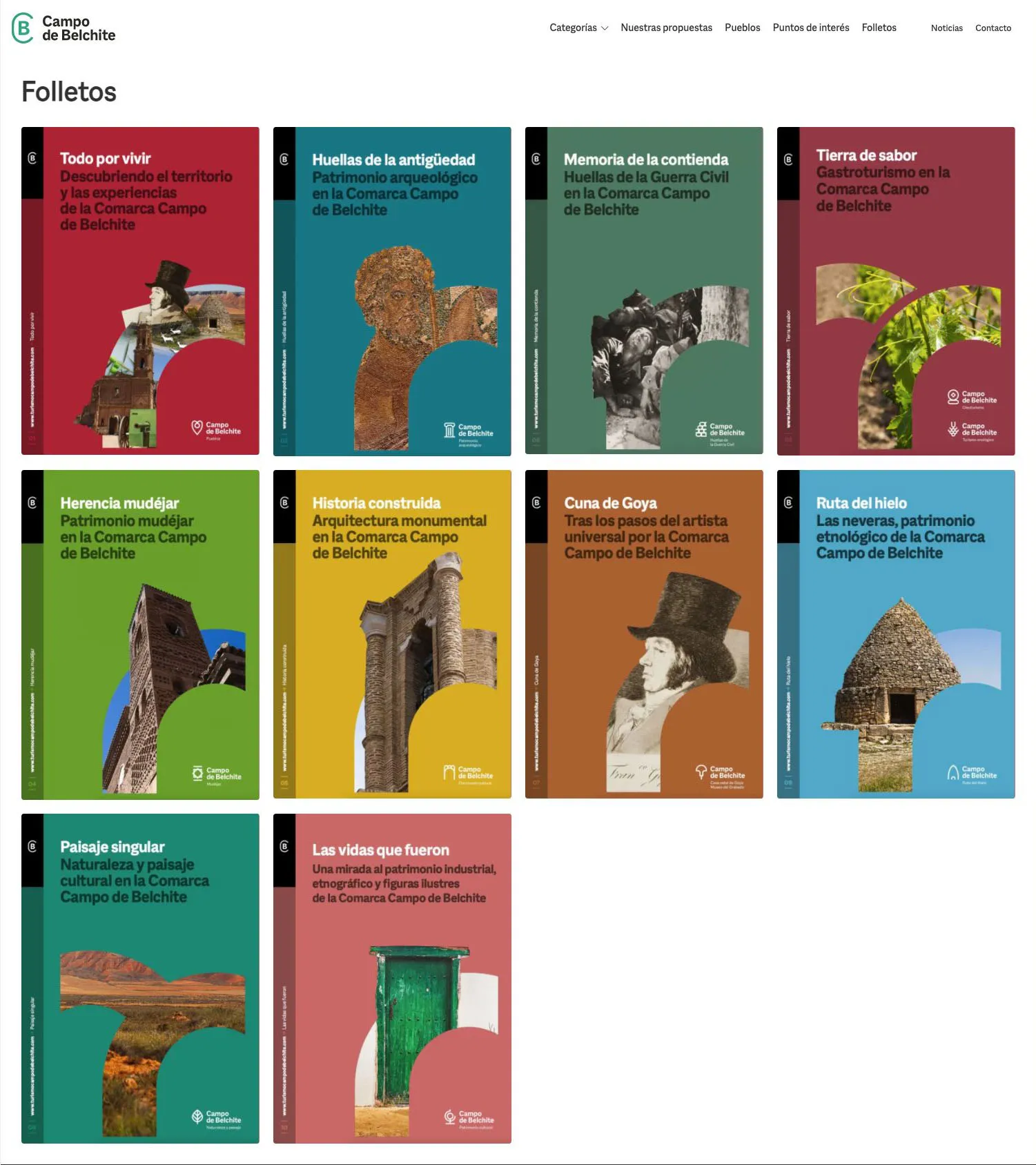 Belchite Tourism - Portal to promote tourism in the Belchite region.