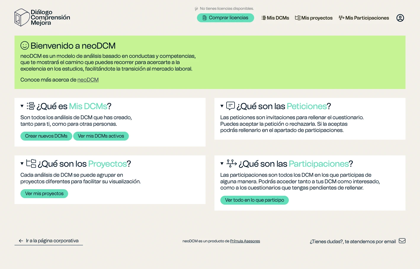 DCM - Online software for university competency analysis