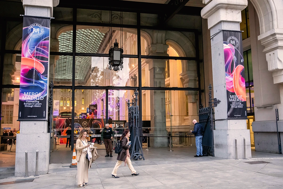 MERGE Madrid - Branding for a Web3 and Blockchain convention