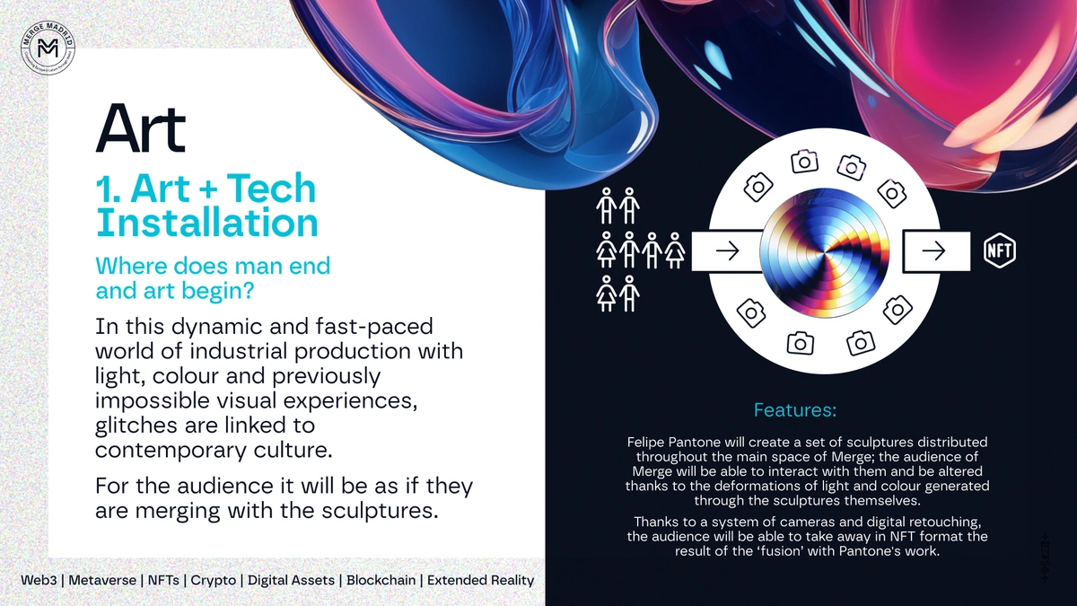 MERGE Madrid - Branding for a Web3 and Blockchain convention