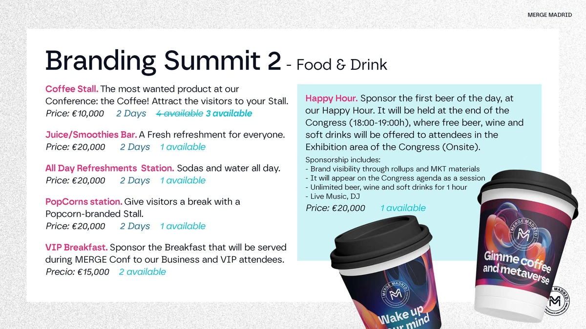 MERGE Madrid - Branding for a Web3 and Blockchain convention