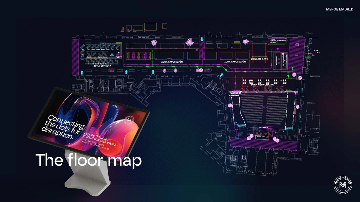 MERGE Madrid - Branding for a Web3 and Blockchain convention