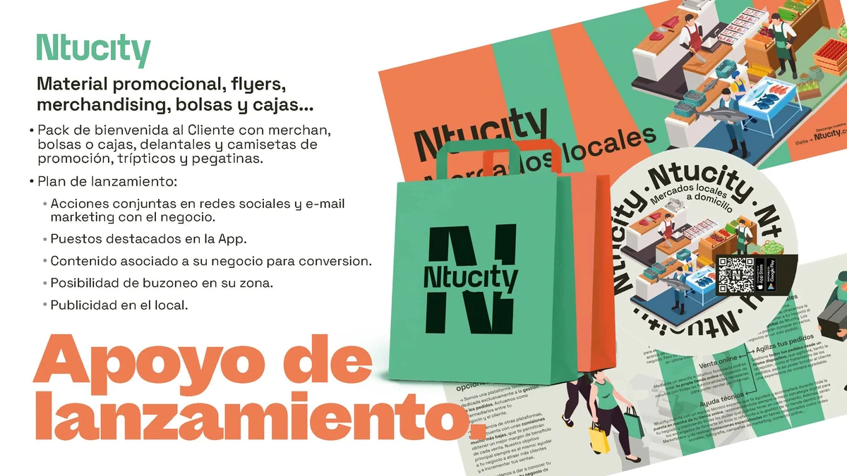 Ntucity - Branding for a food delivery company